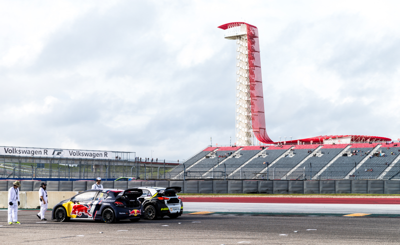 Illustration for article titled Through Rain and Texas Heat, Rallycross Put On a Hell of a Show in Austin